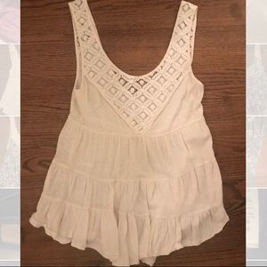 Free People White Tank